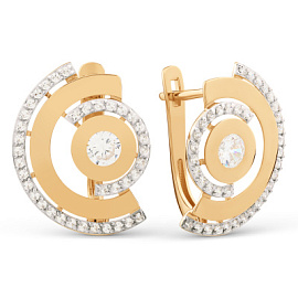 Серьги 033712-1102 золото