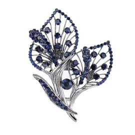 Брошь 331110116 ювелирный сплав Каллы