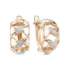 Серьги 1207936 золото