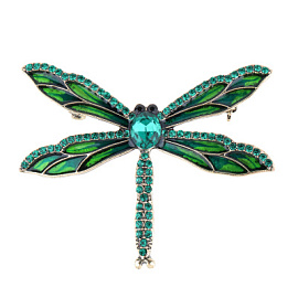 Брошь 331110005 ювелирный сплав Стрекоза