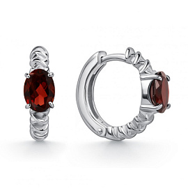 Серьги конго 02-5516.00ГР-00 серебро