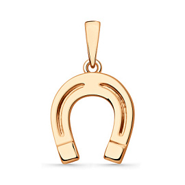 Подвеска 010-0321-0000-010 золото Подкова