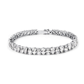 Браслет теннисный 09-10-01245-41-00 серебро