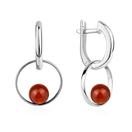 Серьги подвесные 2340395511-31 серебро