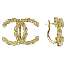 Серьги л2179900п золото Шанель