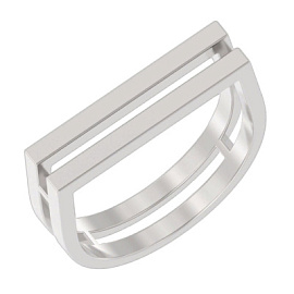 Кольцо 1050671-00000 серебро