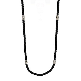 Шнур текстильный 753940-70 серебро Святой Георгий Победоносец и Божья Матерь Владимирская