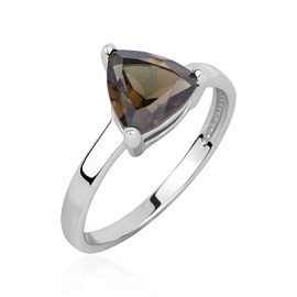 Кольцо один камень 1340105535 серебро