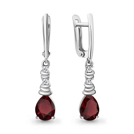 Серьги подвесные 45028803А.5 серебро