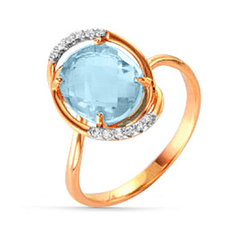 Кольцо 1180582 золото