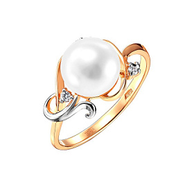 Кольцо 190-1-923Р золото