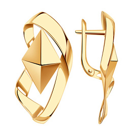Серьги кл4394а-03 золото