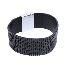 Браслет кожа, каучук 351110035b ювелирный сплав