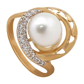 Кольцо 190-1-504Р золото