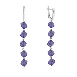 Серьги подвесные 2340390649-2 серебро