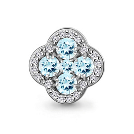 Подвеска бегунок 2546402А.5 серебро Клевер