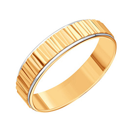 Кольцо обручальное Т14061Д186 золото Полновесный