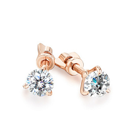 Серьги пусеты 005-0090-0001-011 золото