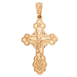 Крест христианский 702367-1000 золото Полновесный
