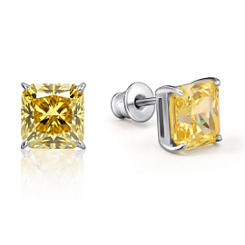 Серьги пусеты 02-4766.0БТ6-00 серебро