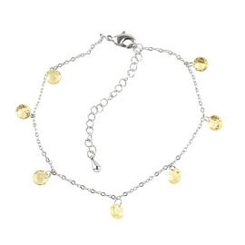 Браслет 17-1316-W ювелирный сплав