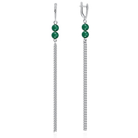 Серьги подвесные 2340392318-9-60 серебро