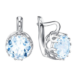 Серьги С-1410-6201-1 серебро