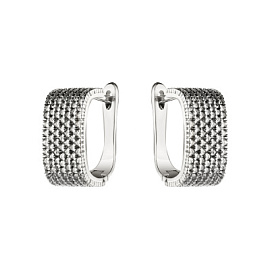 Серьги дорожка SET12410E серебро Дорожка