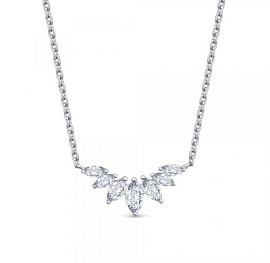 Колье 62857 серебро