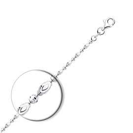 Браслет 94054607 серебро