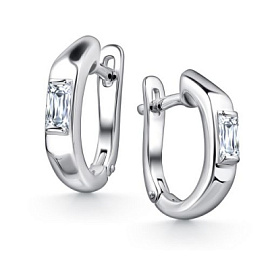 Серьги 02-4718.00КЦ-00 серебро