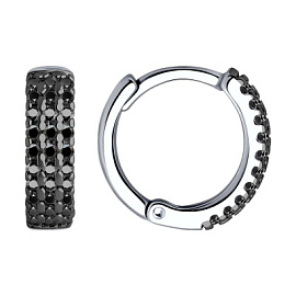 Серьги дорожка 94026692 серебро Колечки
