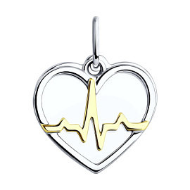 Подвеска 94-130-02105-1 серебро Пульс