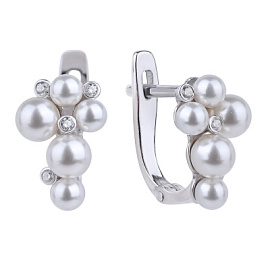 Серьги 1044712-01250-2S серебро