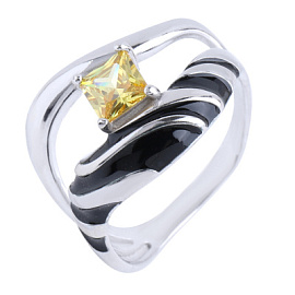 Кольцо 1057961-05211 серебро Зебра