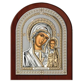 Икона 85220.4 ювелирный сплав Казанская Божья Матерь