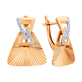 Серьги 035402-1112 золото