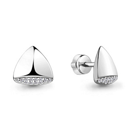 Серьги пусеты 45543А.2 золото