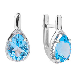 Серьги С-0183 топ серебро