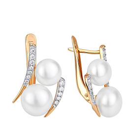 Серьги 290-1-1270Р золото