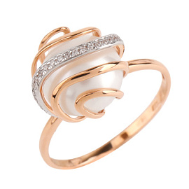 Кольцо 190-1-1292Р золото