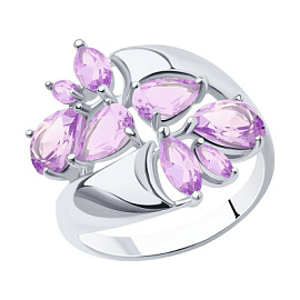 Кольцо 92011974 серебро