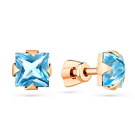 Серьги пусеты 05-1-105-1300-010 золото