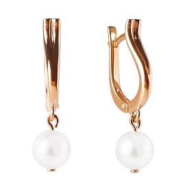 Серьги подвесные 20293878 золото