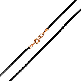 Шнур кожаный Л608кп40 серебро