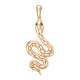 Подвеска 0307568 золото змея