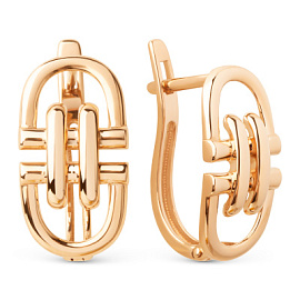 Серьги 029522-1000 золото Тиффани