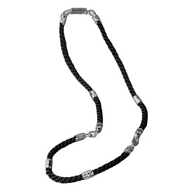 Шнур текстильный 755940-65 серебро Владимирская Божья Матерь