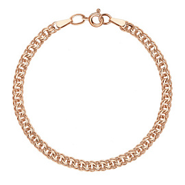 Браслет классический 7060200-17 золото Полновесный