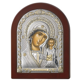 Икона 84124.3ORO ювелирный сплав Казанская Божья Матерь